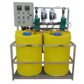 Sistema de dosagem automática PAC/PAM para tratamento de água do desperdício